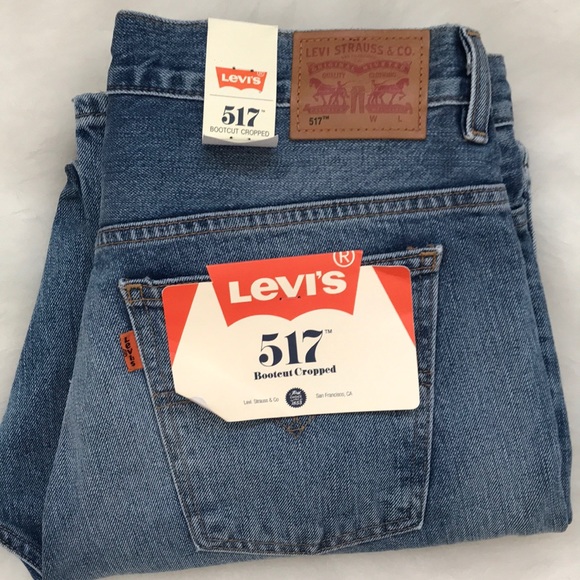 NWT Levi’s 517 Bootcut Cropped Jeans - Picture 3 of 8